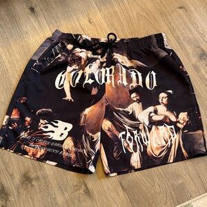 Graphic Print Swim Shorts